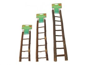 Houten ladder voor vogels