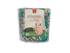 Nestmateriaal Coulours & cotton blauw 3 liter