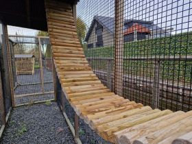 Houten loopbrug 250cm