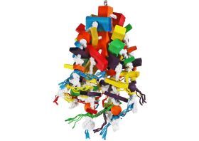 Klossenfeest met touw 40cm