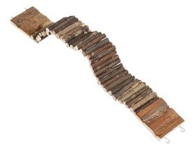 Buigbare houten ladder