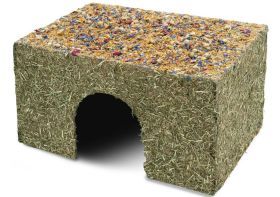 Lentehuis met bloemen