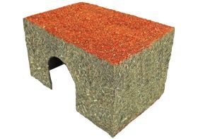 JR Farm knaagdier hooihuis met wortel groot, 650 gram
