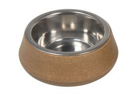 Bamboe Kom Met Inox Beige