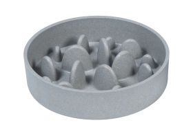 Bamboe Kom Slow Feed Blauw