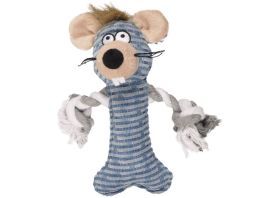 Muis Met Touw En Geluid 22Cm