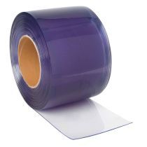 PVC tochtflap transparant
