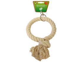 Vogelspeelgoed touwring 14cm