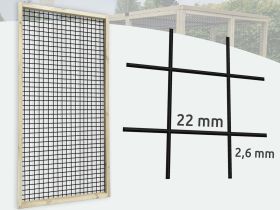 Volièrepaneel 22x22mm | Gaaspaneel